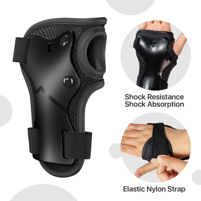 CKE Knee Pads for Kids Knee Pads and Elbow Pads Toddler Protective Gear Set Kids Elbow Pads and Knee Pads for Girls Boys with Wrist Guards 3 in 1 for Skating Cycling Bike Rollerblading Scooter - Image 4